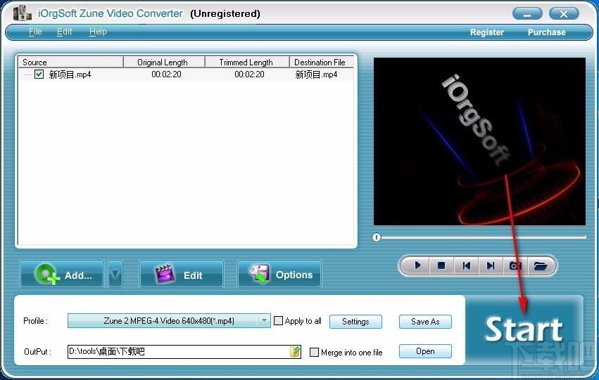 iOrgSoft Zune Video Converter,Zune视频格式转换