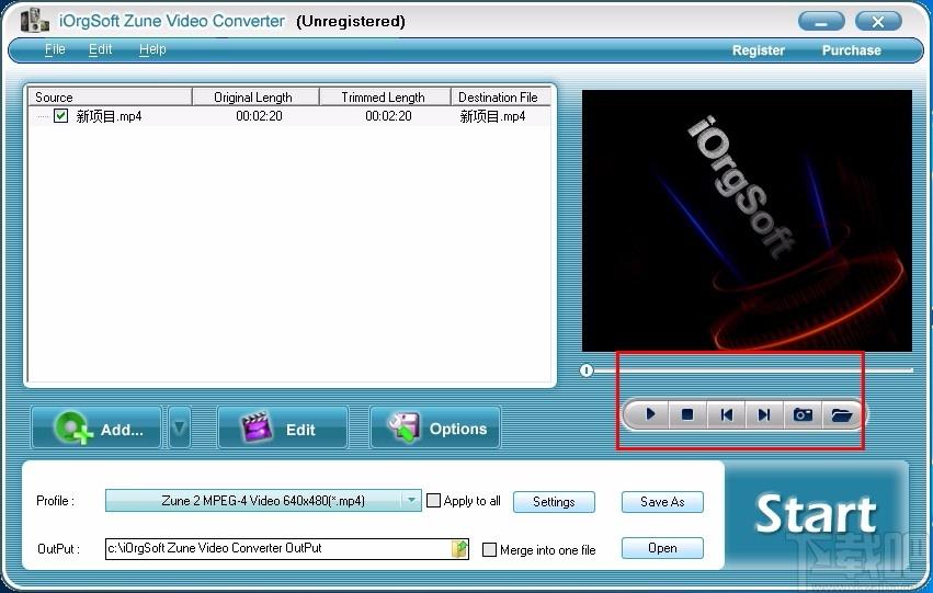 iOrgSoft Zune Video Converter,Zune视频格式转换